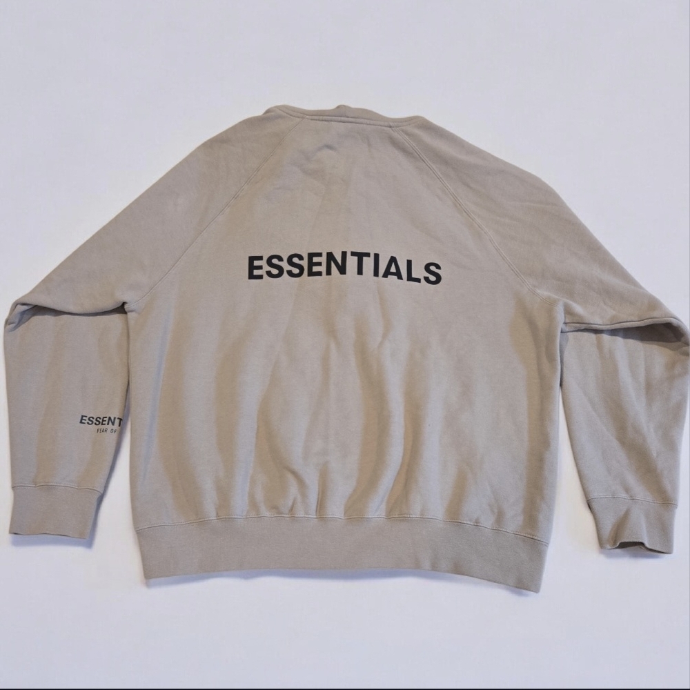 Fear Of God Essential Brown Classic Zip-Up Hoodie Size L - Picture 2 of 10